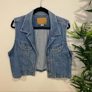 Vintage Willow Bend Jean Vest